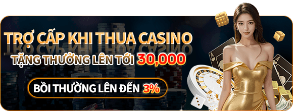 banner khuyến mãi trợ cấp khi thua casino